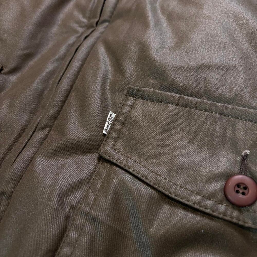 Vintage 70s Levis Movin On Bomber Jacket. Fur Col… - image 4